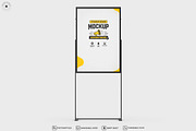Standup Advertising Board Mockup, an Advertising Mockup by SmokyPixels (Thumbnail 2 of 4)