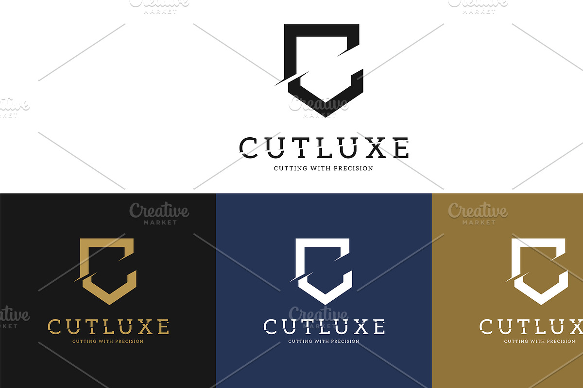 Cutting edge logo template, a Branding & Logo Template by Piro Concept (Photo 2 of 3)