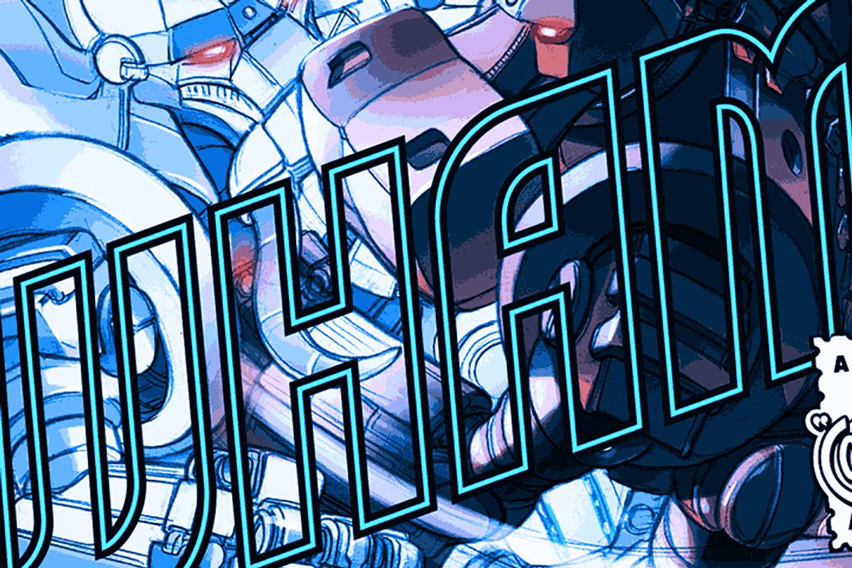 Sentinel - bold comic book logo font preview 8