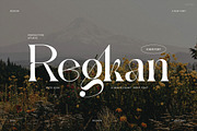 Regkan Elegant Ligature Serif Font T, a Serif Font by Perfectype (Thumbnail 1 of 6)