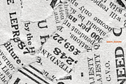 10 Grunge Vintage Newspaper Overlays, a Texture Graphic by Mint Pixels (Thumbnail 4 of 4)