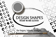Grunge Brush Shapes, an Object Graphic by Pink Ocean (Thumbnail 1 of 6)
