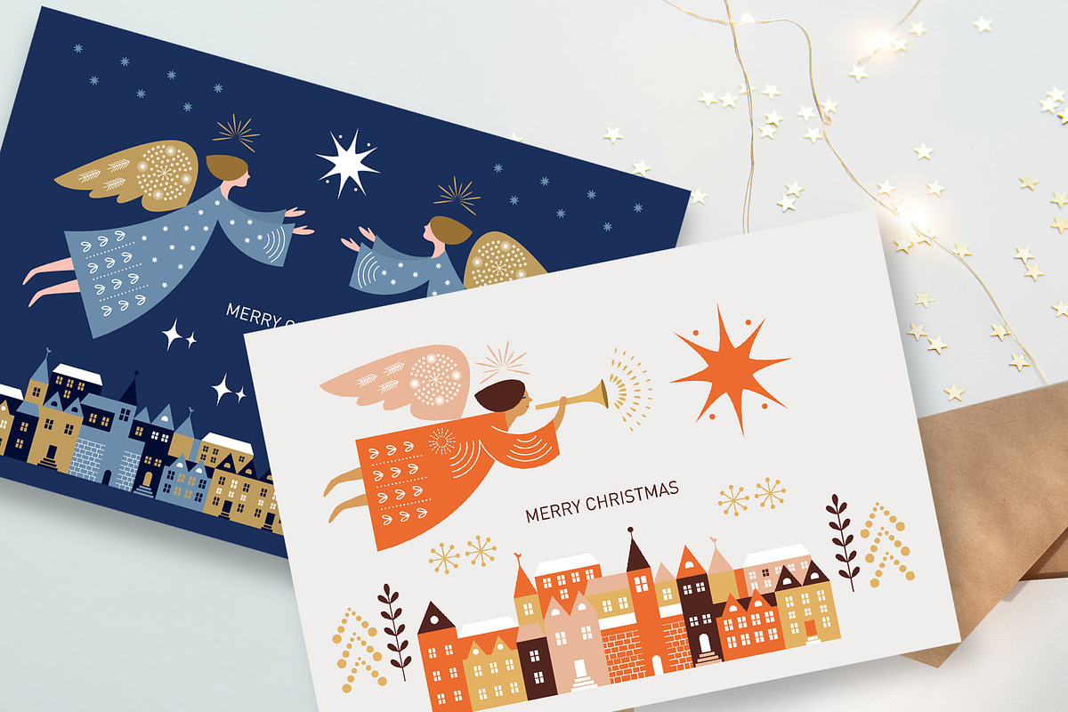 Christmas Angel, a Seasonal Illustration by lenlis (Photo 7 of 12)