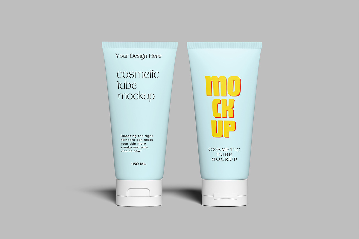 Cosmetic Tube Mockup, a Packaging Mockup by Bangdastudio (Photo 5 of 6)