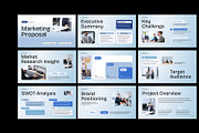 Navy Gradient Project Proposal PPT, a Presentation Template by Neermana (Thumbnail 2 of 4)