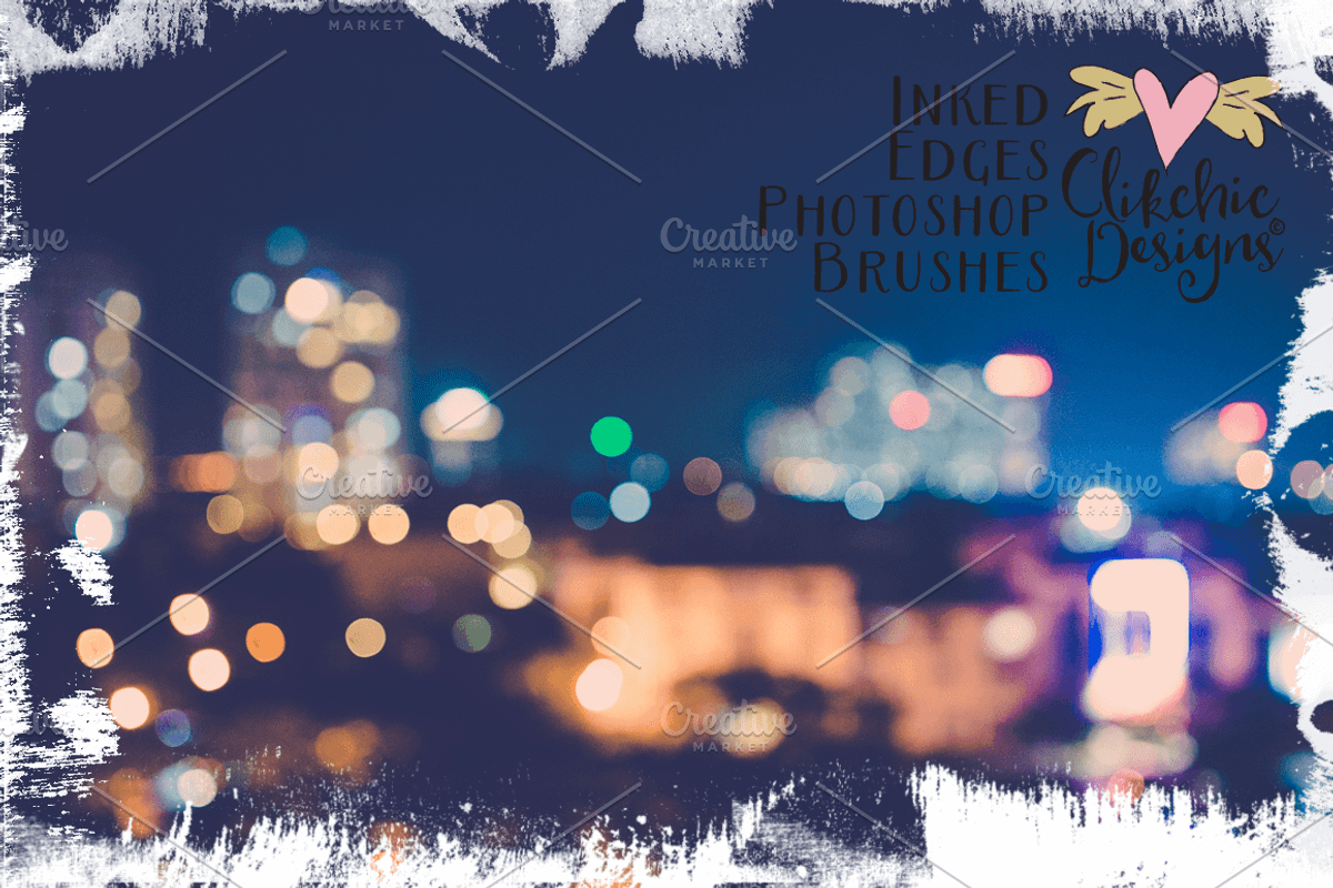 Inked Edge Photoshop Brushes preview 8