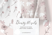 Dainty Floral Patterns Elements, a Pattern Graphic by Youandigraphics (Thumbnail 1 of 17)