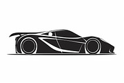 Black Sport Car Silhouette, an Illustration by BIPLOB EXPERT (Thumbnail 9 of 13)