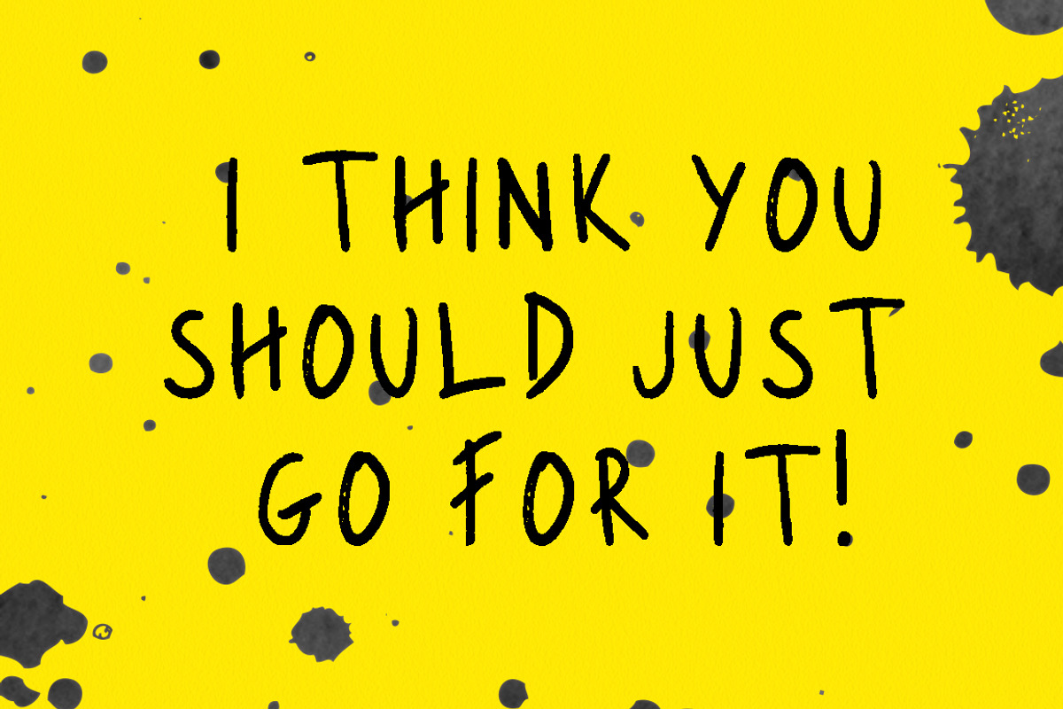 Grun-gee hand lettered font preview 2