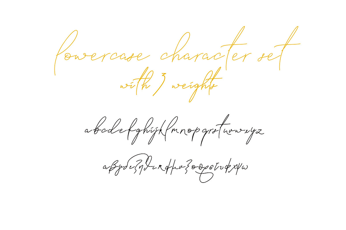 Greek Font Signature preview 3
