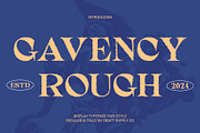 Gavency Rough, a Serif Font by Craft Supply Co. (Thumbnail 1 of 8)