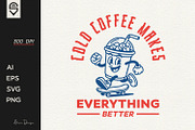 Fun Iced Coffee Character Skateboard, a Graphic by shaondesigns (Thumbnail 1 of 4)