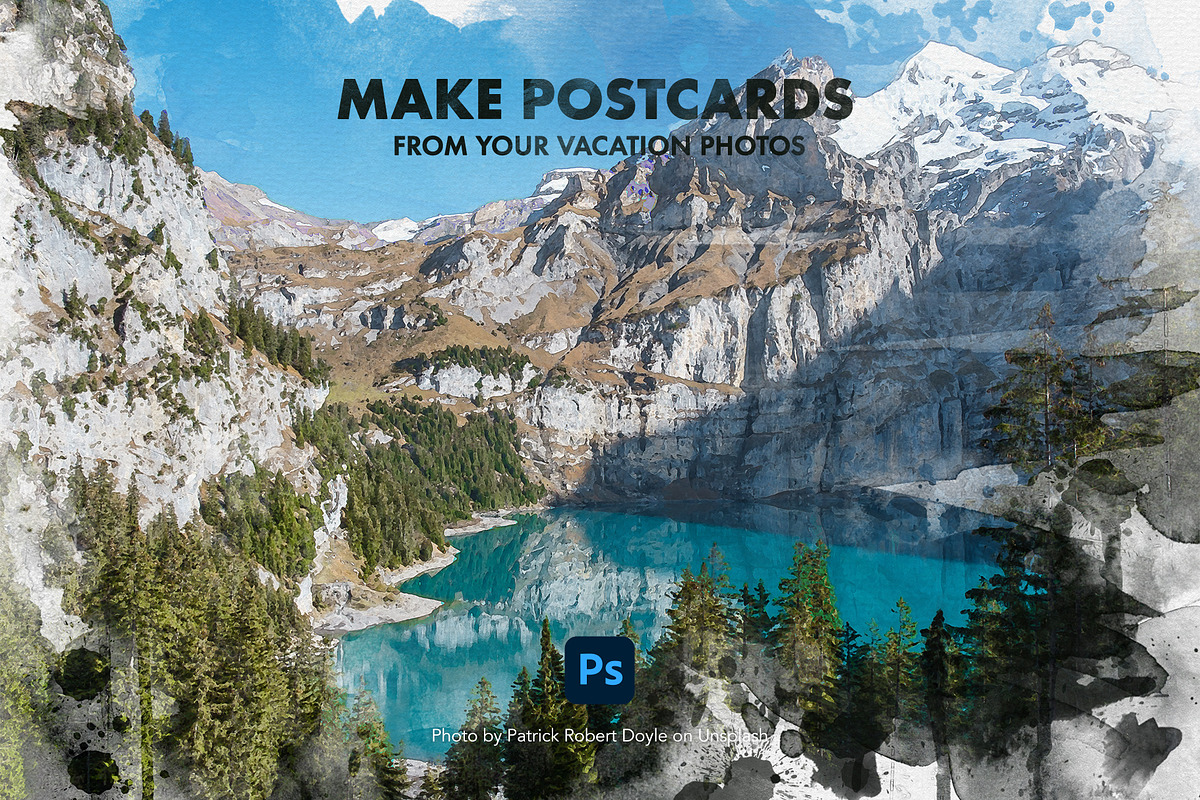 Watercolor Effect Photoshop Creator, a Templates & Theme by AdeptDept (Photo 7 of 10)