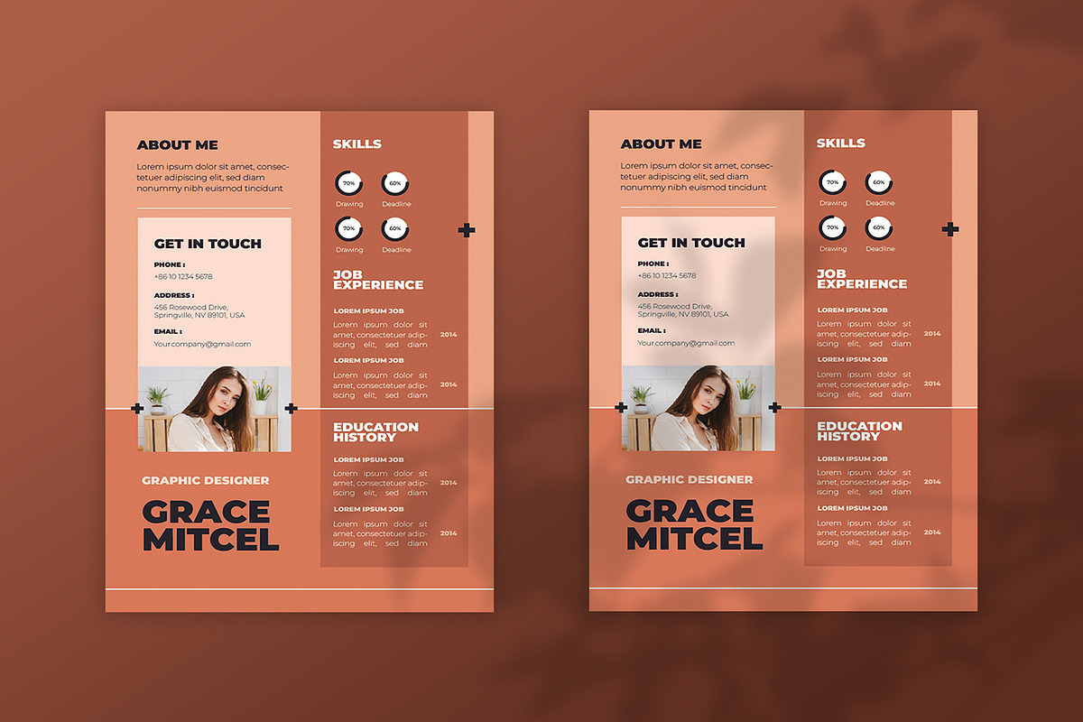 Punky - Resume Template, a Resume Template by StreaksideStd