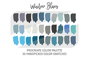 Procreate Winter Color Palettes, a Palette Add-On by STUDIO 17 (Thumbnail 10 of 10)