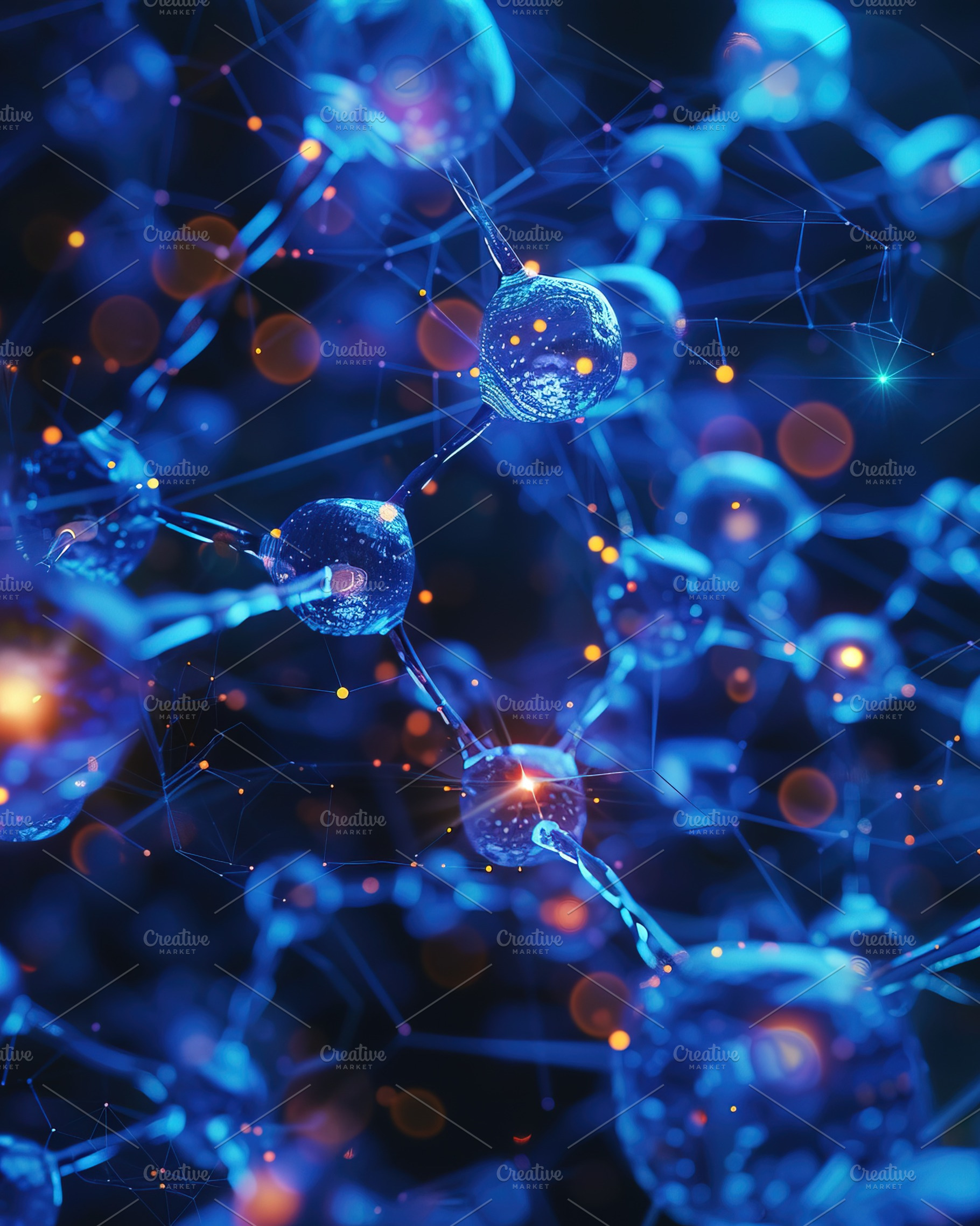 Abstract Molecular Structure Network, a Health & Medical Photo by Ales Munt