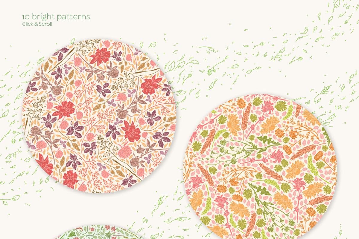 Summer Meadow patterns, a Pattern Graphic by Piñata (Photo 3 of 12)