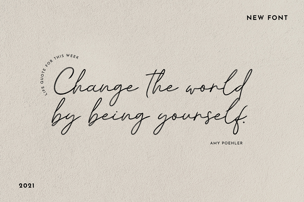 Andiela Sathony Signature Font, a Handwritten Font by UICreative (Photo 4 of 6)