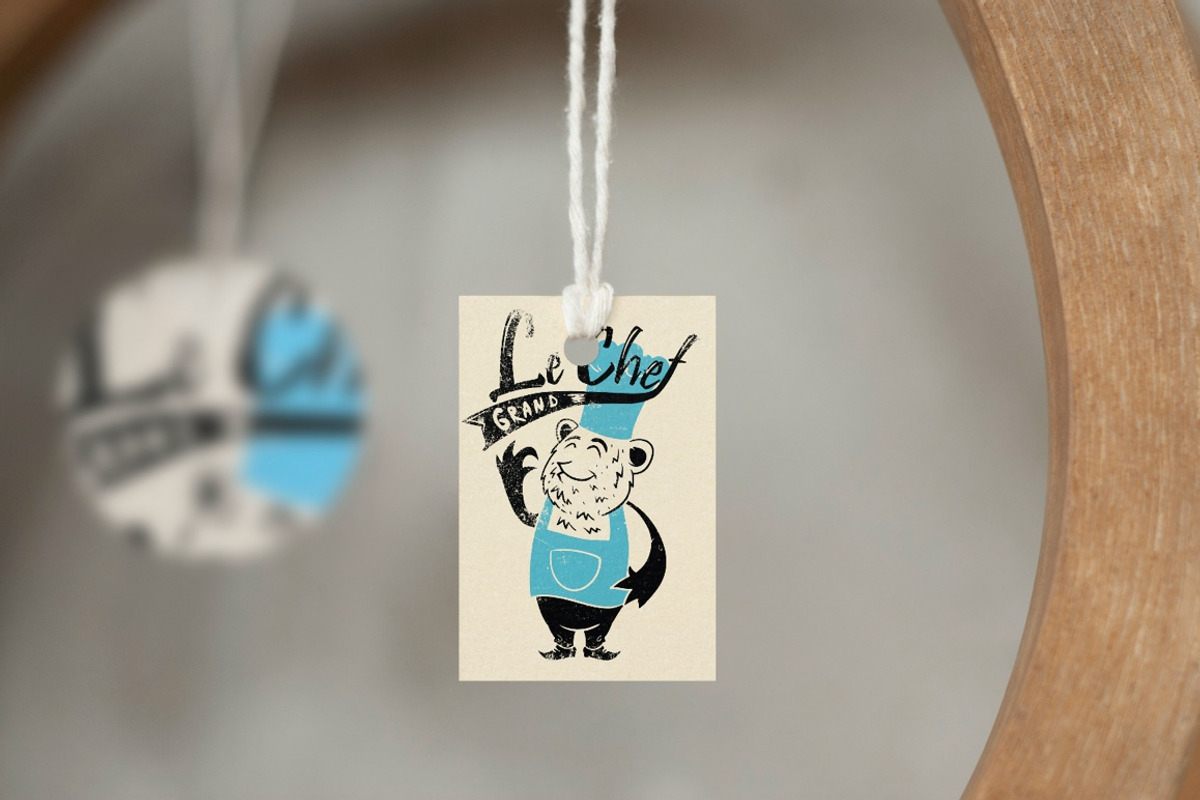12 Labels Mockup Bundle, a Household Mockup by Little Jimi Shop (Photo 7 of 12)