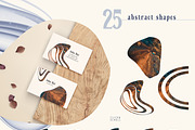 Winter alcohol ink and line art set, a Texture Illustration by Tiana Geo (Thumbnail 5 of 15)