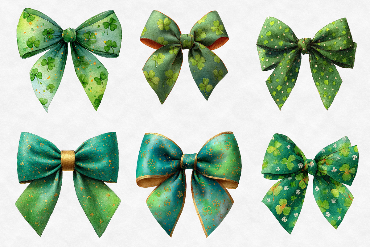 St Patrick Bow Clipart, an Illustration by Designworld (Photo 2 of 6)