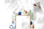 Watercolor Clipart - ROYAL CHRISTMAS, a Decorative Illustration by Beigetime (Thumbnail 13 of 15)