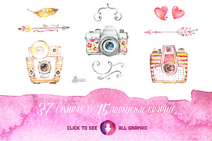 Great Pack! Cameras Clipart