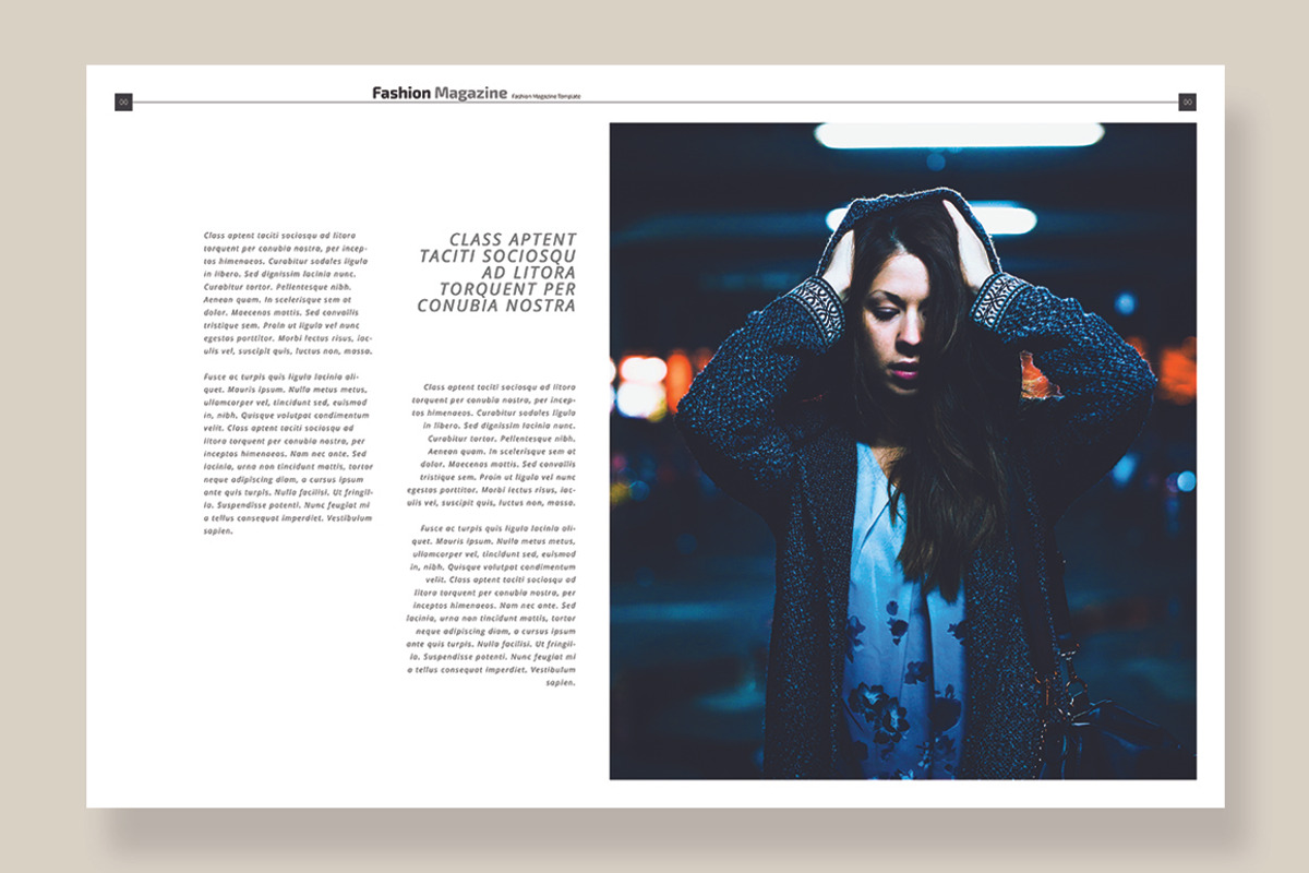 Magazine Template 04, a Magazine Template by pmvch (Photo 4 of 12)
