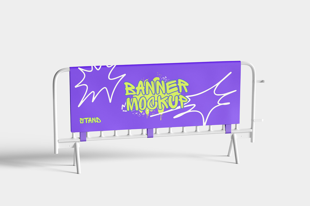 High Quality Banner Mockup, an Advertising Mockup by safrizalstudio (Photo 3 of 5)