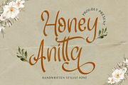 Honey Anitta | Handwritten Font, a Handwritten Font by esamaradany (Thumbnail 1 of 7)