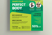Fitness Gym Flyer Design Template, a Flyer Template by MightyDesign (Thumbnail 3 of 6)