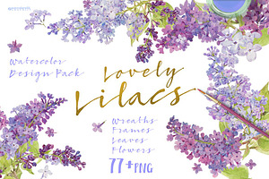 Lovely Lilacs-Design Pack!