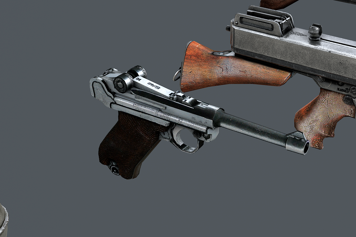 WWII Weapon Pack, an Object 3D Model by Beatheart Creative Studio (Photo 11 of 15)