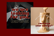 18 Editable Template Canva for Coffe, a Social Media Template by paulapedrazzini (Thumbnail 7 of 8)