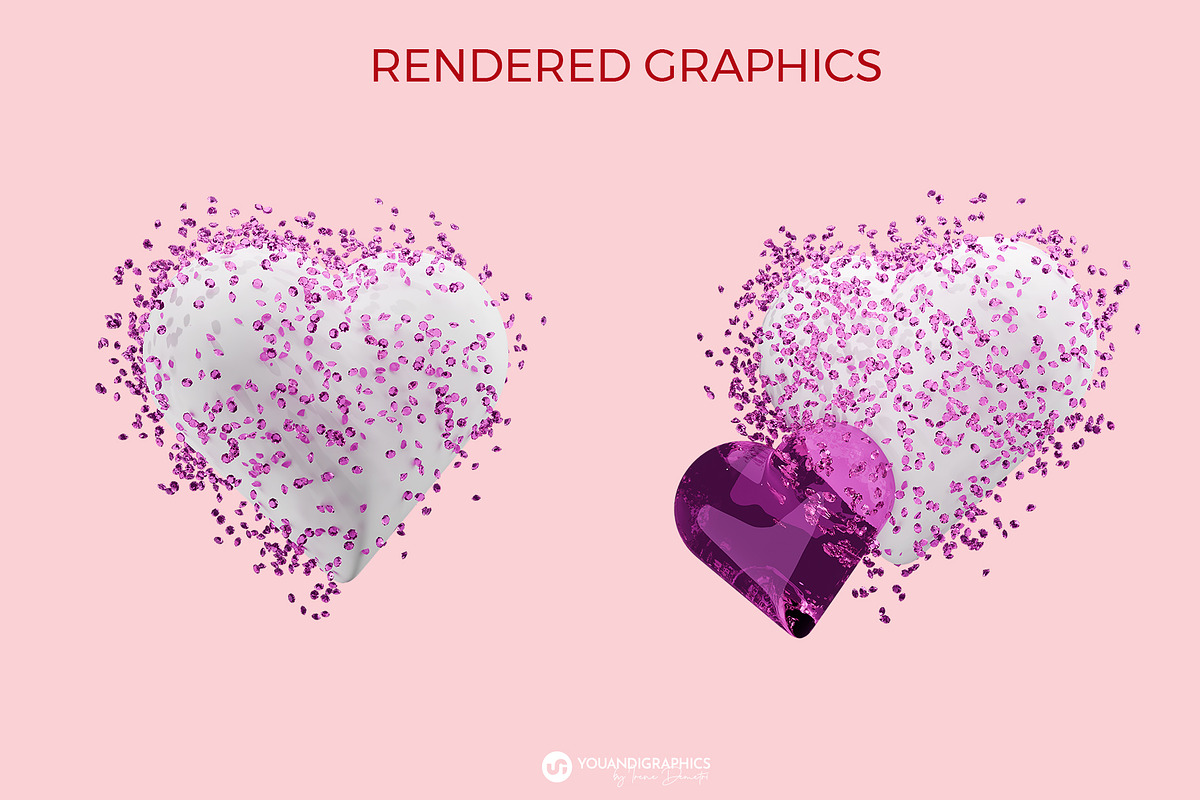 Love Crafted Hearts Graphics, a Graphic by Youandigraphics (Photo 12 of 17)