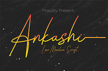 Ankashi Sweet Monoline Script
