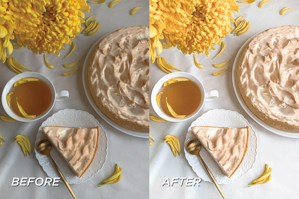 15 Food LR Presets + Video LUTs, a Preset Add-On by TheWayfarerShoppe (Photo 4 of 11)