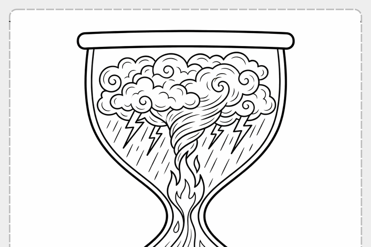 Manifestation Coloring Page, a Person Illustration by Nuvame Arts & Designs (Photo 10 of 27)