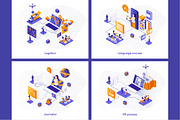 Isometric Concept Illustration Kit, a Templates & Theme by alexdndz (Thumbnail 14 of 26)