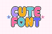 Sweet Lovely - Bubble Display Font, a Handwritten Font by KiddoGlyphs Studio (Thumbnail 2 of 5)