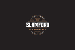 Vintage Carpentry Logo, a Branding & Logo Template by Nowshinz Shoma