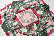 Royal Garden Mandala Scarf, an Object Graphic by ilustrinna (Thumbnail 5 of 7)