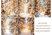 Christmas Bokeh Digital Background, a Background Photo by Winwin Design Art (Thumbnail 6 of 8)