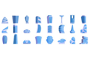 Futuristic metropolis architecture, an Object Illustration by Ylivdesign