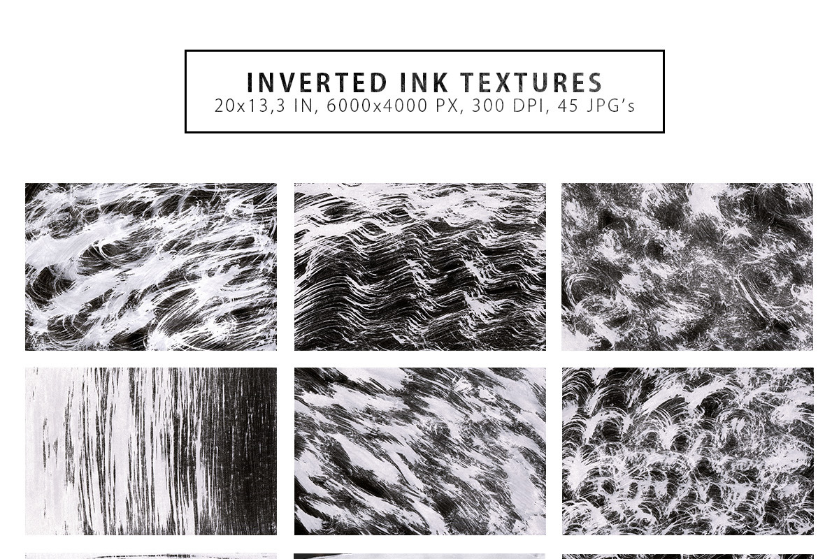 Inverted Black Ink Backgrounds 2, a Texture Graphic by ArtistMef