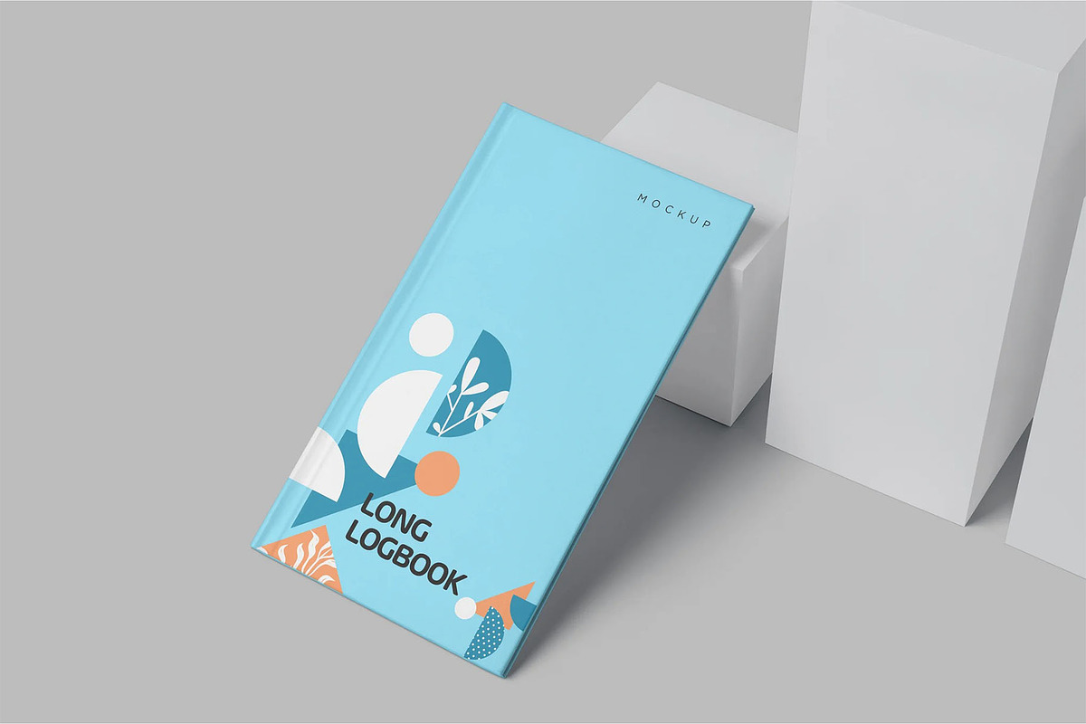 Long Rectangle Book Mockups, a Product Mockup by megostudi0 (Photo 3 of 8)