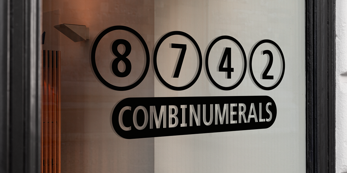 CombiNumerals, a Symbol Font by FontSite Inc. (Photo 5 of 8)