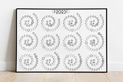 Moon Calendar 2023 Spiral, a Stationery Template by land art (Thumbnail 6 of 7)