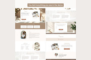 Systeme.io Brown Lead Funnel, a Landing Page Template by Hayley's Digital Hub (Thumbnail 7 of 10)