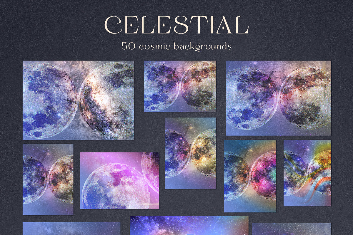 Celestial Magic Cosmic Backg, a Texture Graphic by Vintage Digital Textures (Photo 12 of 13)